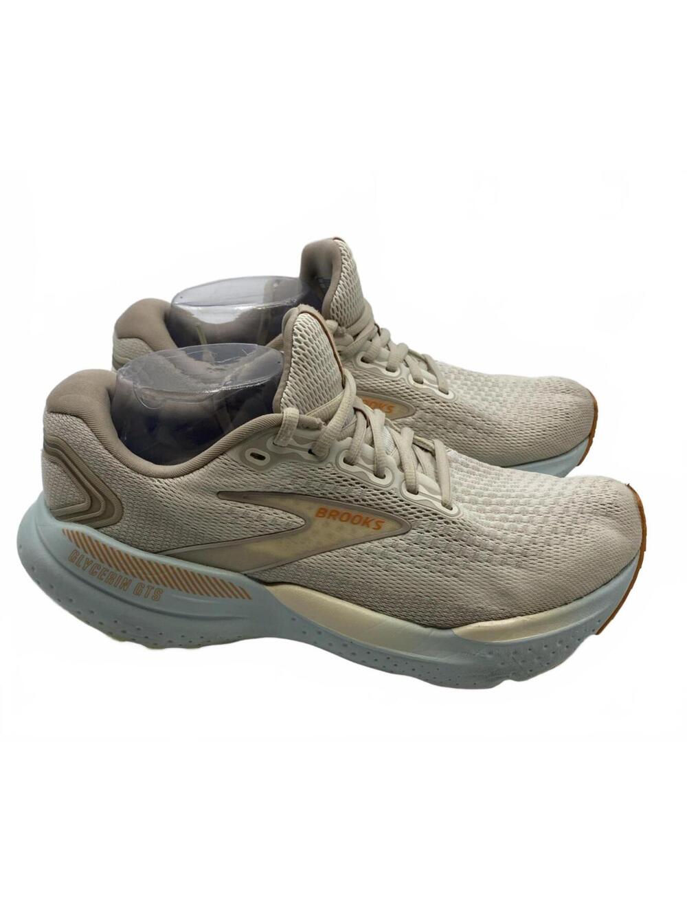 Brooks Glycerin GTS 21 Womens 9.5 Cream  Pastel Sneaker Running 1